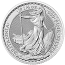 Pre-Owned UK King Charles III Britannia 1/4oz Silver Coin - Mixed Dates - VAT Free