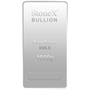 Pre-Owned StoneX Niue 1kg Silver Coin Bar - Mixed Dates - VAT Free