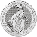 Pre-Owned 2022 UK Queen's Beasts The White Greyhound of Richmond 10oz Silver Coin - VAT Free