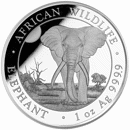 2025 Somalian Elephant 1oz Silver Coin