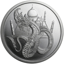 Pre-Owned World of Dragons The Indian 1oz Silver Round
