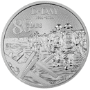 Pre-Owned 2024 Alderney D-Day 80th Anniversary 1oz Silver Coin - VAT Free