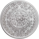 Pre-Owned Aztec Calendar 1/2oz Silver Round
