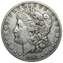 Pre-Owned 1892 USA Morgan Dollar New Orleans Silver Coin - VAT Free