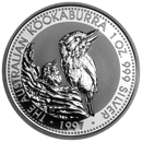Pre-Owned 1997 Australian Kookaburra 1oz Silver Coin - VAT Free
