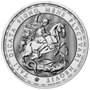 Pre-Owned UK St George and the Dragon 1oz Silver Coin - Mixed Dates - VAT Free