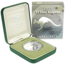 Pre-Owned 2005 Australia Kangaroo 1oz Proof Silver Coin - VAT Free