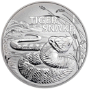 Pre-Owned 2024 Australia's Most Dangerous Animals: Tiger Snake 1oz Silver Coin - VAT Free