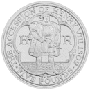 Pre-Owned 2009 Henry VIII £5 Proof Design Silver Coin - VAT Free
