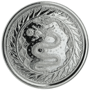 Pre-Owned 2020 Samoa Serpent of Milan 1oz Silver Coin - VAT Free