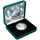 Pre-Owned 2006 UK Queen Elizabeth's 80th Birthday Gilded Piedfort Proof Silver Crown - VAT Free