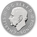 Pre-Owned Capital Gains Tax Free UK 10oz Silver Coin - Best Value - VAT Free