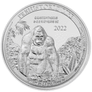 Pre-Owned 2022 Congo Prehistoric Life Gigantopithecus 1oz Silver Coin - VAT Free