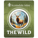 Scottsdale Mint The Wild: Elk Colourised Certi-Lock 1oz Silver Round