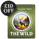 Scottsdale Mint The Wild: Mule Deer Colourised Certi-Lock 1oz Silver Round