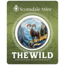 Scottsdale Mint The Wild: Bighorn Sheep Colourised Certi-Lock 1oz Silver Round