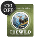 Scottsdale Mint The Wild: Bighorn Sheep Colourised Certi-Lock 1oz Silver Round