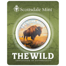 Scottsdale Mint The Wild: American Bison Colourised Certi-Lock 1oz Silver Round*