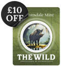 Scottsdale Mint The Wild: Wild Boar Colourised Certi-Lock 1oz Silver Round