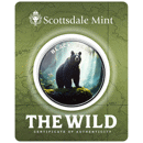 Scottsdale Mint The Wild: Black Bear Colourised Certi-Lock 1oz Silver Round