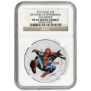Pre-Owned 2013 Niue Spider-Man Colourised 1oz Proof Silver Coin - NGC Graded PF69 - 3920613-056 - VA