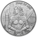 Pre-Owned Pinehurst Legendary Warriors: Joan of Arc 1oz Silver Round