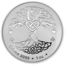 Pre-Owned Eire Tree of Life 1oz Silver Round - Mixed Dates