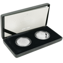 Pre-Owned 2024 UK Tudor Beasts The Seymour Unicorn 1oz Proof Silver 2-Coin Set - VAT Free