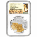 Pre-Owned 2015 Burundi African Lion 'Gilt' 1oz Proof Silver Coin - NGC Graded PF70 - 4256038-036 - VAT Free