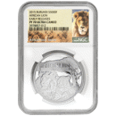 Pre-Owned 2015 Burundi African Lion 1oz Proof Silver Coin - NGC Graded PF70 - 3978857-012 - VAT Free