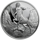 Pre-Owned 2016 Niue 'Creatures of Mythology' Centaur 1oz Proof Silver Coin - VAT Free