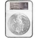 Pre-Owned 2017 UK Queen's Beasts Lion of England 1kg Proof Silver Coin - NGC Graded PF69 - 4540336-0
