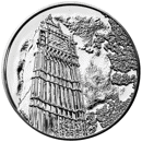 Pre-Owned 2015 UK Big Ben £100 Fine Silver Coin - Not in Presentation Card - VAT Free