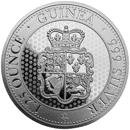 Pre-Owned 2018 St. Helena Rose Crown Shield Guinea 1.25oz Silver Coin - VAT Free
