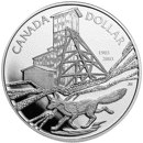 Pre-Owned 2003 Canadian Cobalt Mining $1 Brilliant Uncirculated Silver Coin - VAT Free