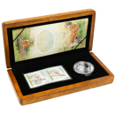 Pre-Owned 2005 Canadian White-Tailed Deer and Fawn $5 Proof Silver Coin - VAT Free