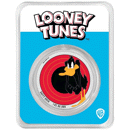 Pre-Owned 2022 Samoa Looney Tunes: Daffy Duck Colourised 1oz Silver Coin - VAT Free