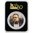 Pre-Owned 2022 Niue The Godfather 50th Anniversary Colourised 1oz Silver Coin - VAT Free