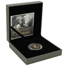 Pre-Owned 2023 Cook Islands Norse Gods: Freyr Antique Finish 2oz Gilded Silver Coin - VAT Free