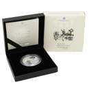 Pre-Owned UK 2021 Alice’s Adventures in Wonderland Colourised 1oz Proof Silver Coin - VAT Free