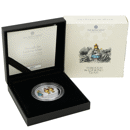 Pre-Owned UK 2021 Alice’s Through the Looking Glass Colourised 1oz Proof Silver Coin - VAT Free