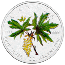 Pre-Owned 2005 Canadian Big Leaf Maple Colourised 1oz Silver Coin - VAT Free