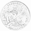 Pre-Owned Pinehurst Legendary Warriors: Leonidas 1oz Silver Round