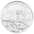 Pre-Owned Pinehurst Legendary Warriors: Sitting Bull 1oz Silver Round