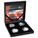 Pre-Owned 2009 Alderney 50th Anniversary of the Mini £5 Proof Silver 4-Coin Set - VAT Free