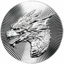 Scottsdale Mint 2oz Dragon Stacker Silver Round