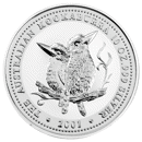 Pre-Owned 2001 Australian Kookaburra 10oz Silver Coin - VAT Free