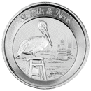 Pre-Owned 2019 St. Kitts and Nevis Pelican 1oz Silver Coin - VAT Free