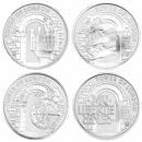 Pre-Owned 2020 UK Tower Of London £5 Proof Silver 4-Coin Collection - Damaged Box - VAT Free