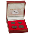 Pre-Owned 1746 UK George II Maundy Money Silver 4-Coin Set - VAT Free